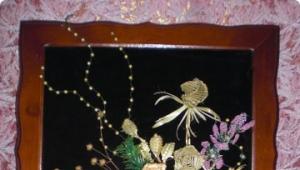 Панно из бисера на стену своими руками: создаем декоративные украшения для комнаты Как прикрепить цветы из бисера на панно